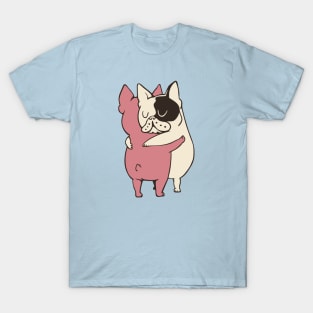 French Bulldog Hugs T-Shirt